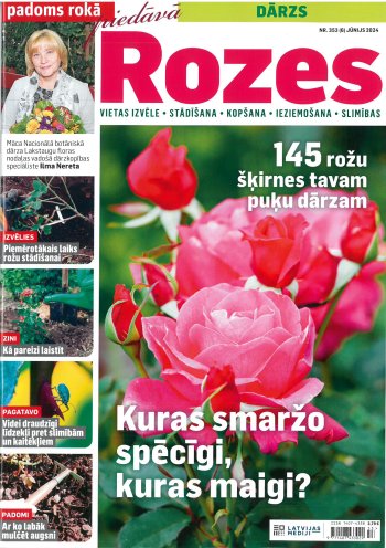 Rozes. Padoms rokā